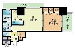 RJRプレシア吉塚駅前の物件間取画像